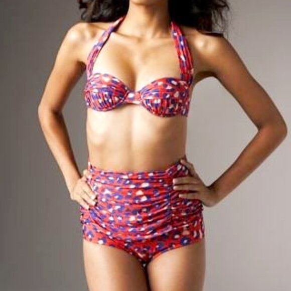 Diane Von Furstenberg Bikini Leopard New - Picture 1 of 12